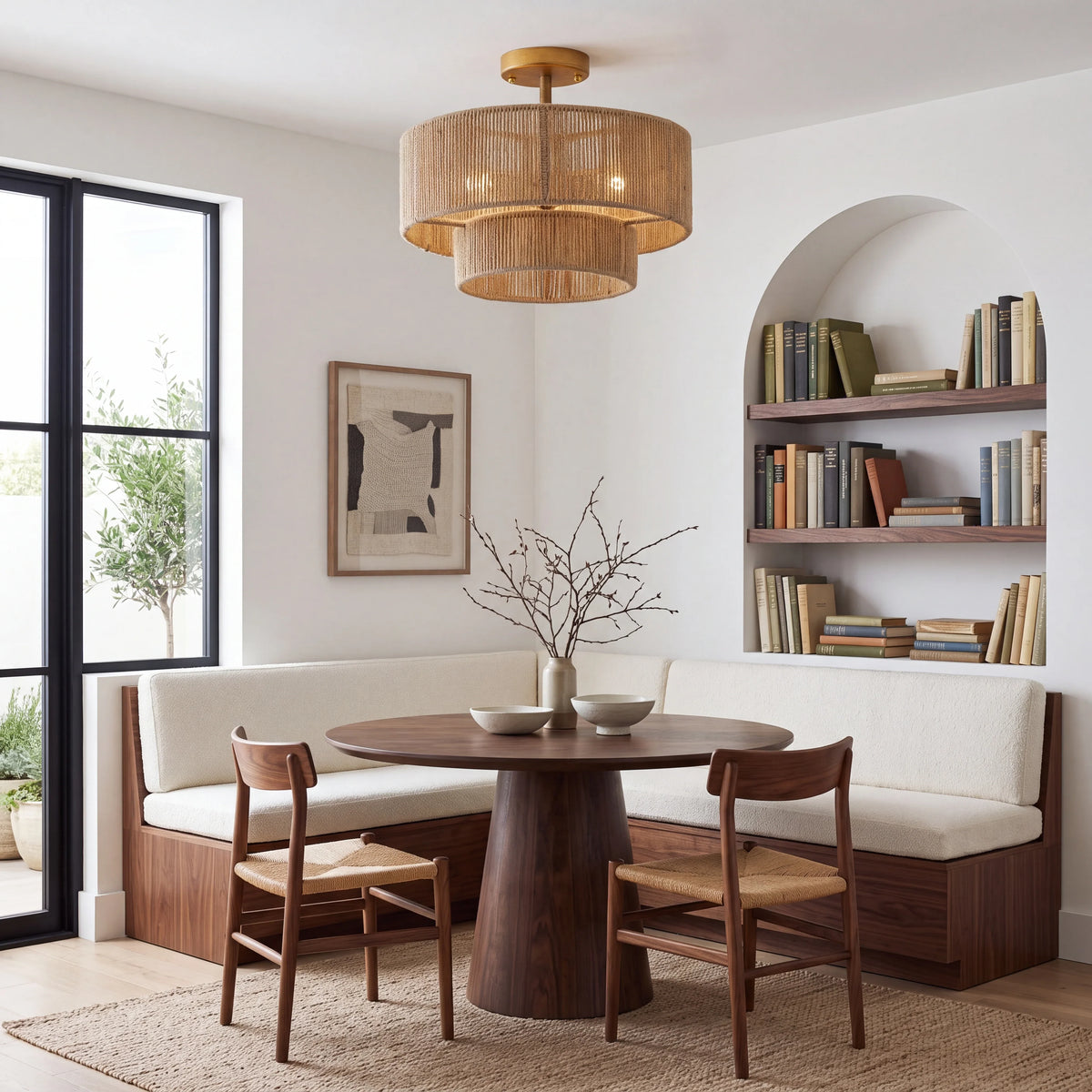 Wabi Semi-Flush Ceiling Light