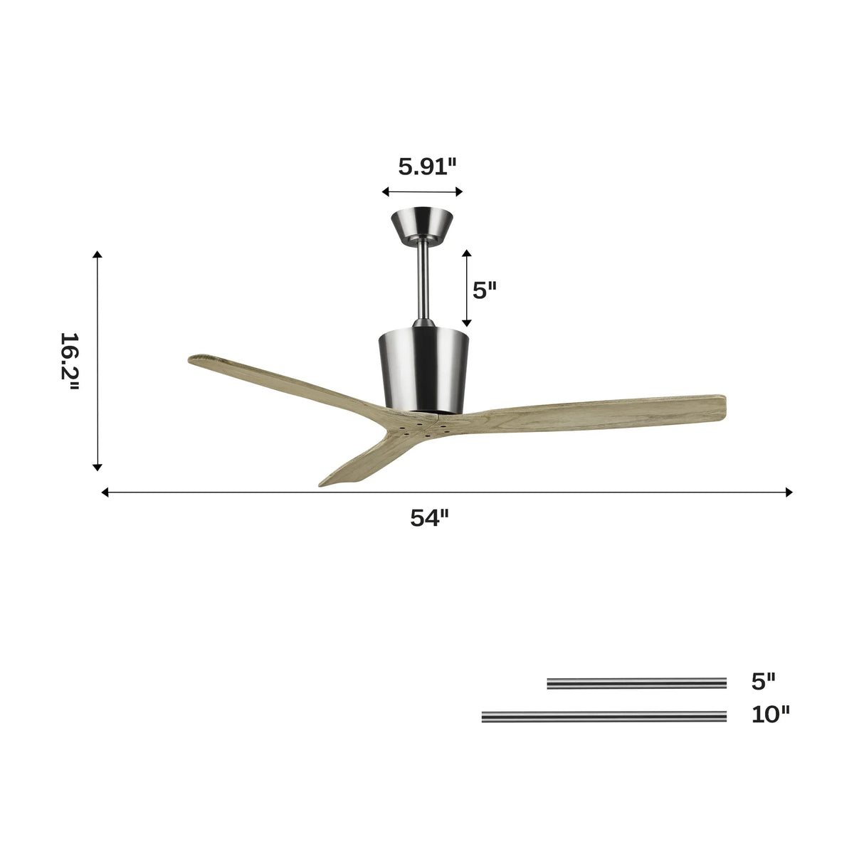 Dylan Ceiling Fan 54" - Perimost