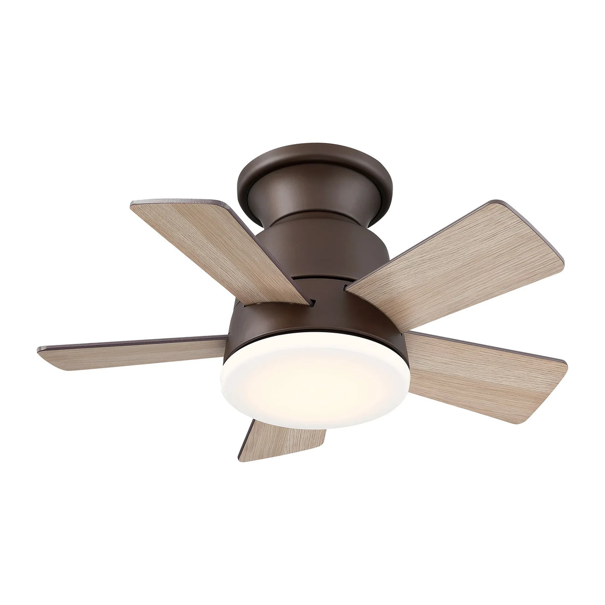 Farmhouse Brown Mini Fan 24" - Perimost
