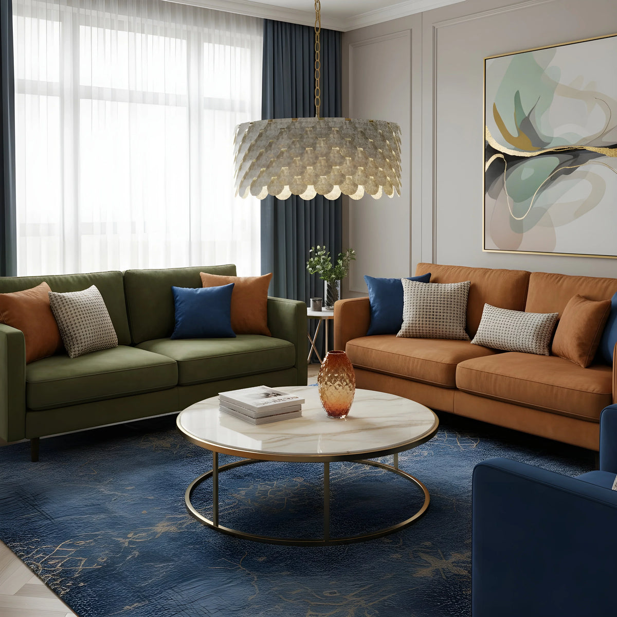 Oria Drum Chandelier - Perimost