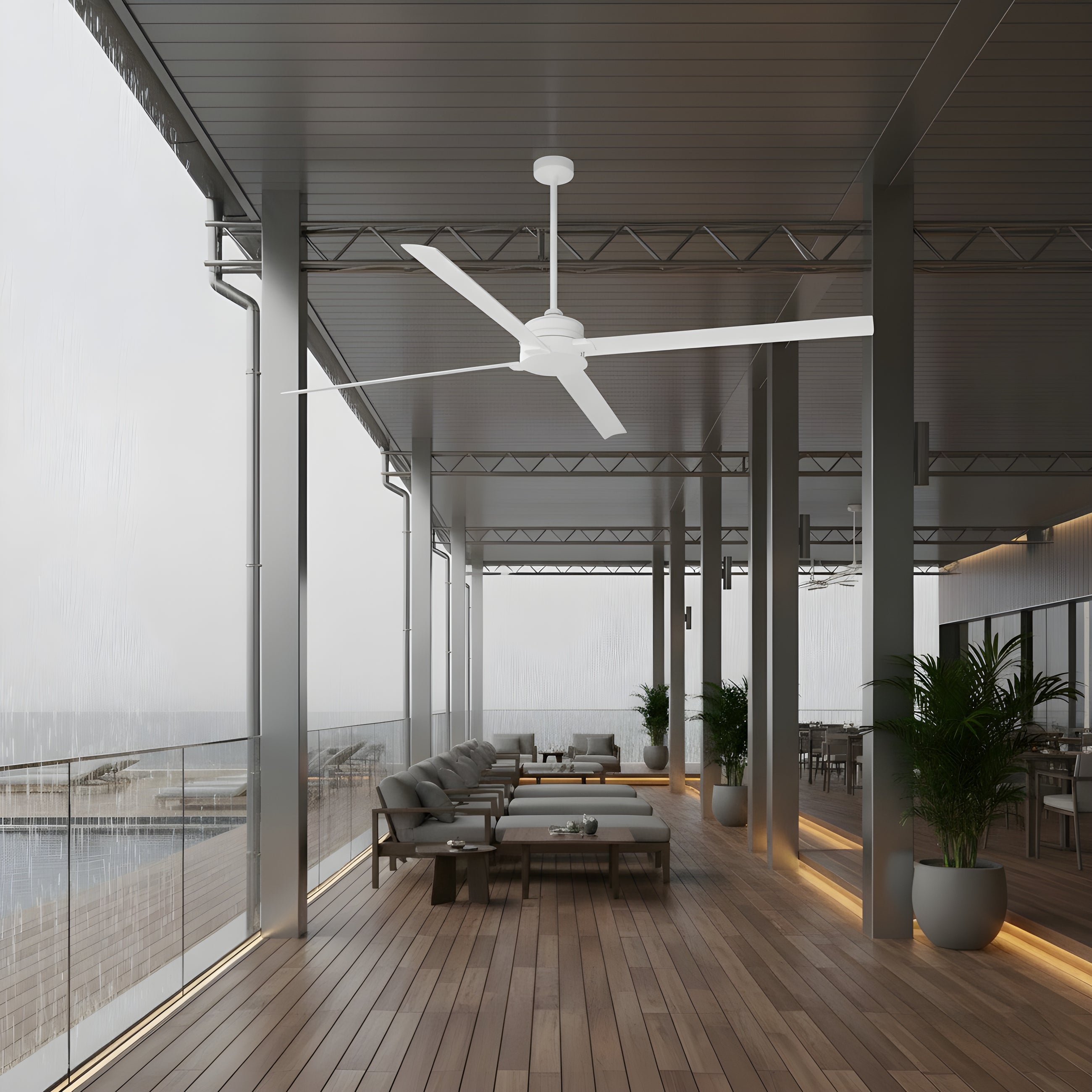 Winni IPX4 Outdoor Ceiling Fan 84"