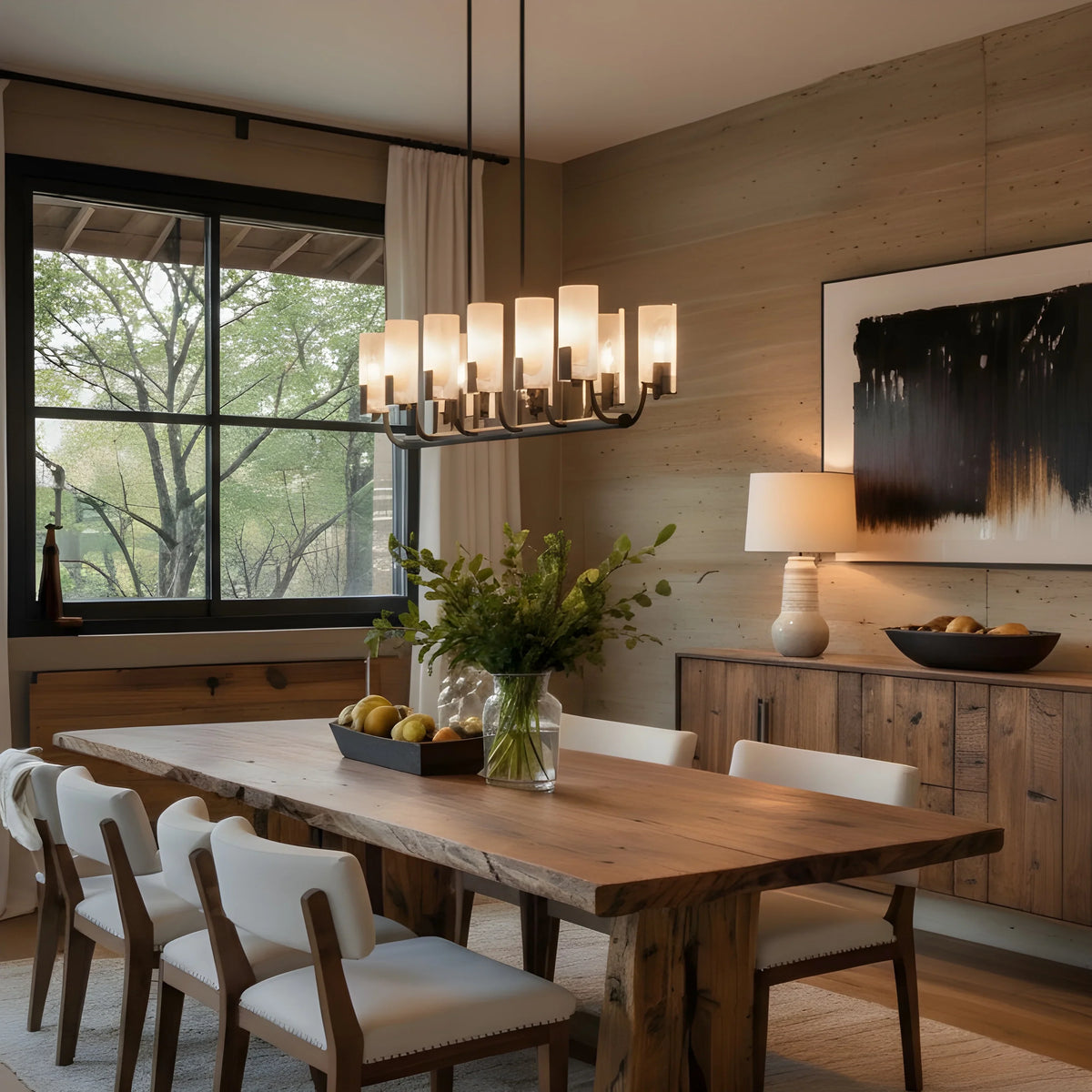 Heredium Modern Linear Chandelier - Perimost