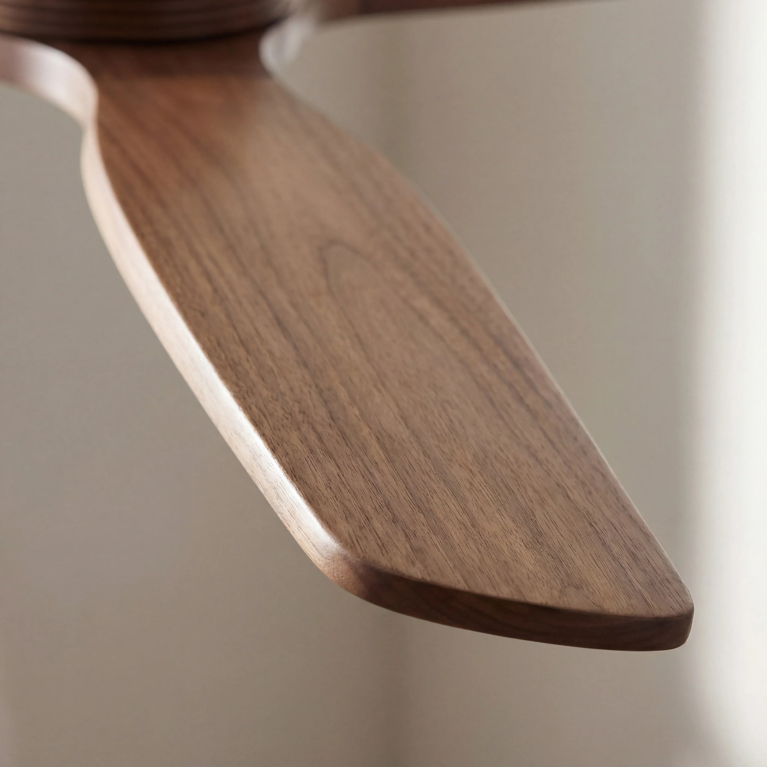 Louise Flush Ceiling Fan 56" · Solid Wood Blades