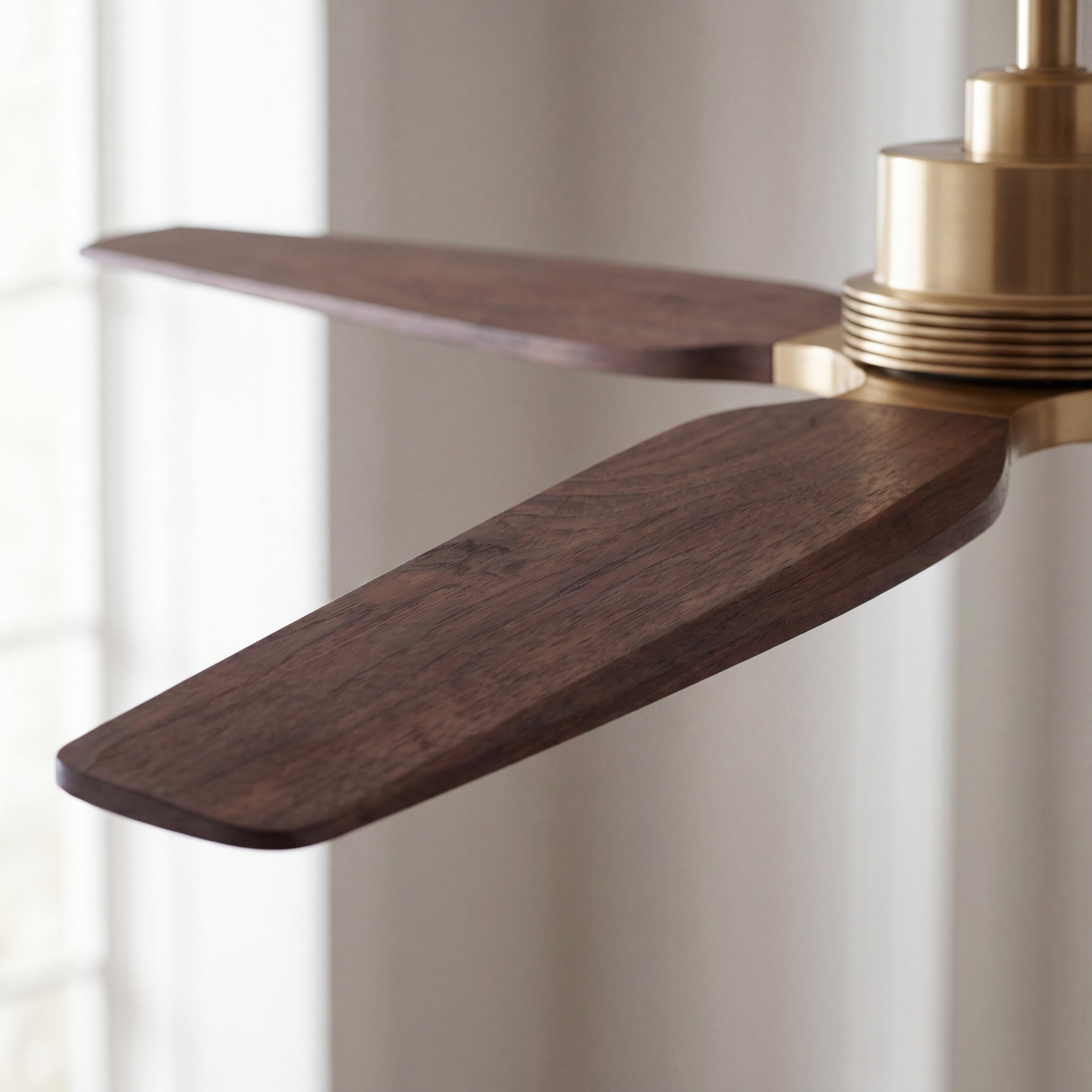 Louise Ceiling Fan 84" · Solid Wood Blades · No Light