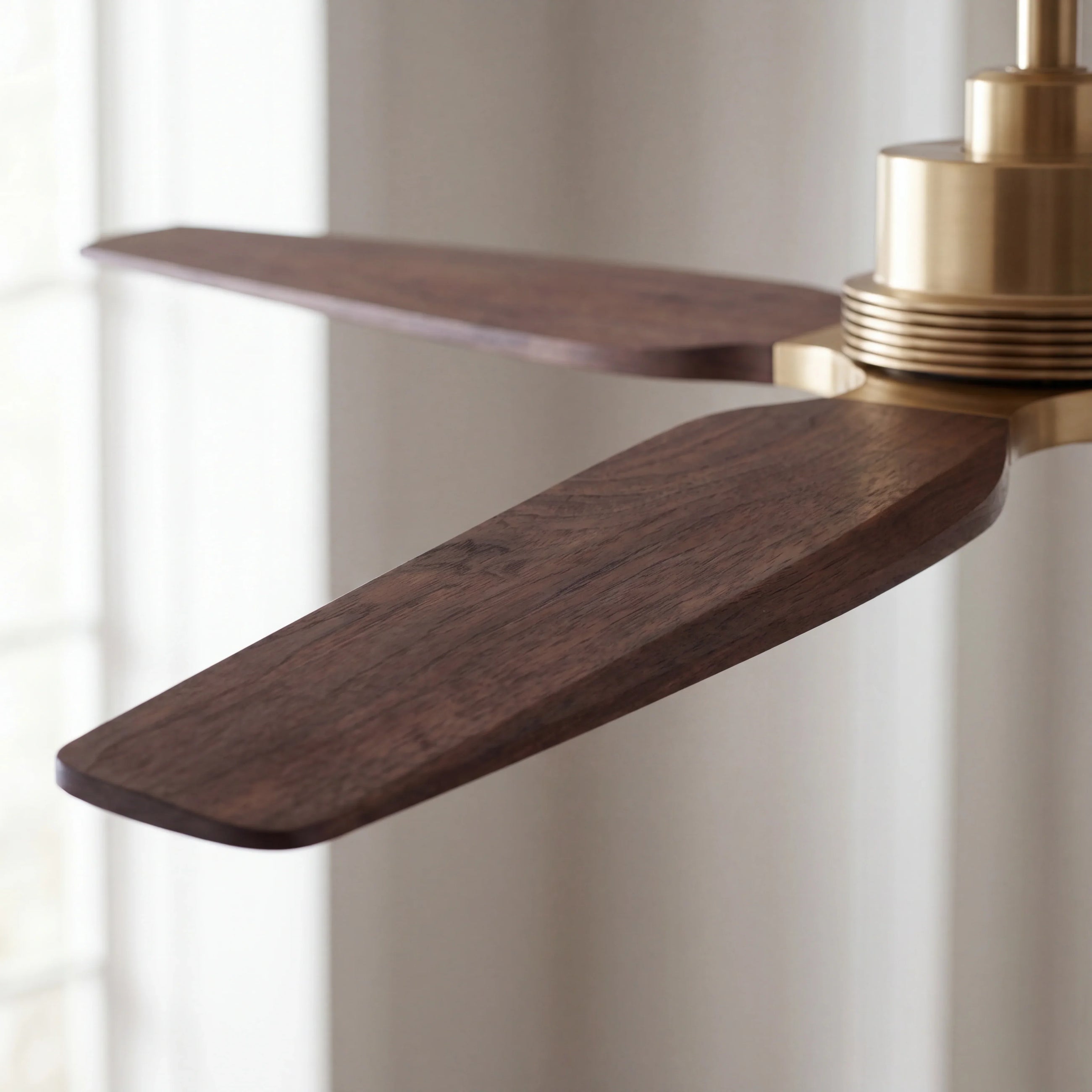 Louise Ceiling Fan 84" · Solid Wood Blades · No Light