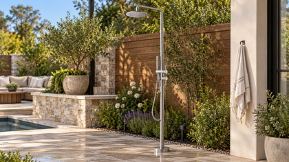 How to Choose an Outdoor Shower That Fits Your Space