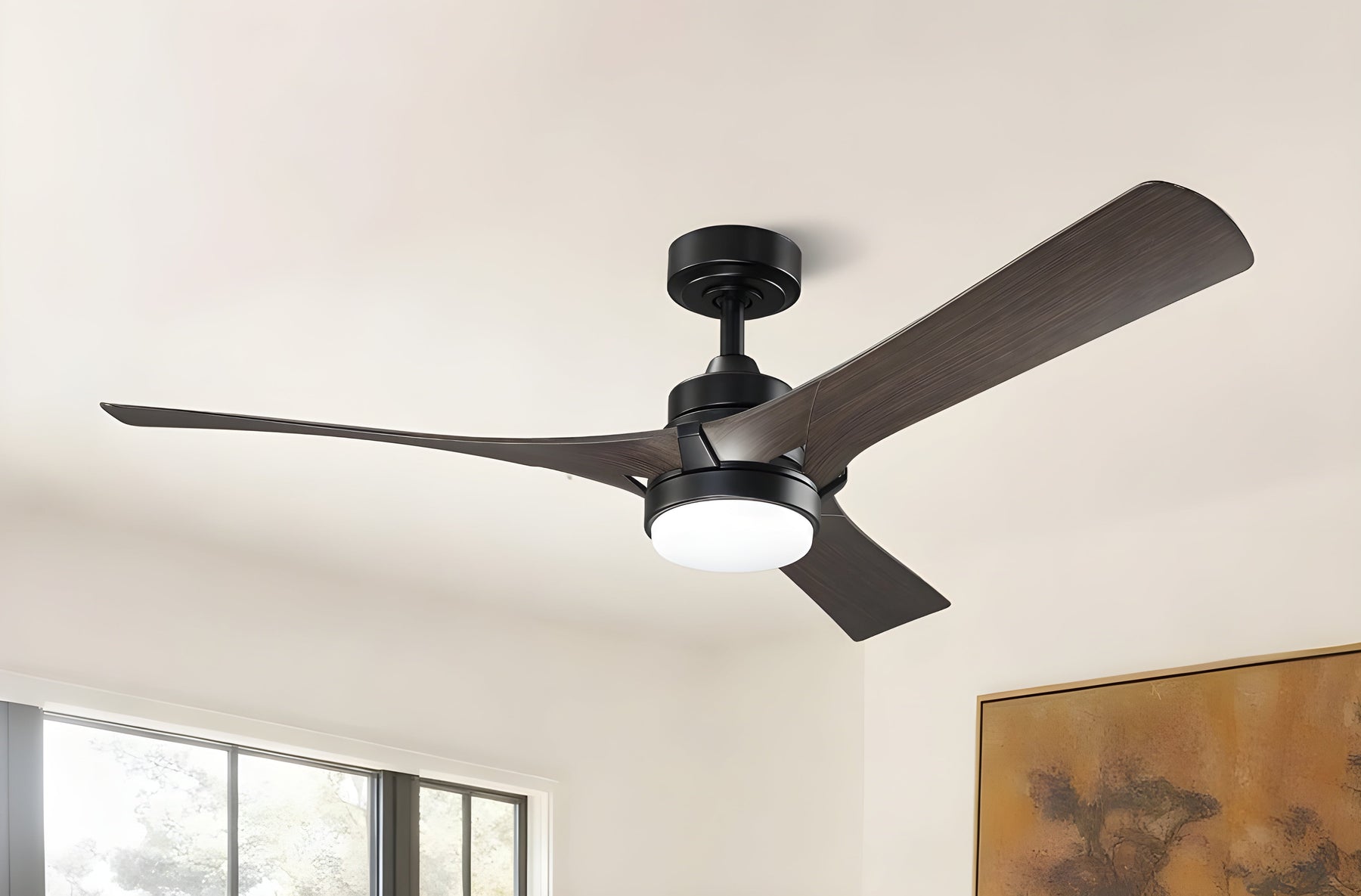 52-Inch vs. 48-Inch Ceiling Fan: Which Is Better for a Living Room? - Perimost