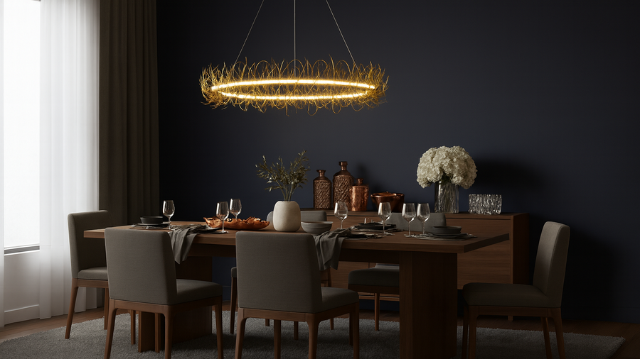 One Chandelier, Three Spaces The Multi-Scene Elegance of the Kinsa Chandelier