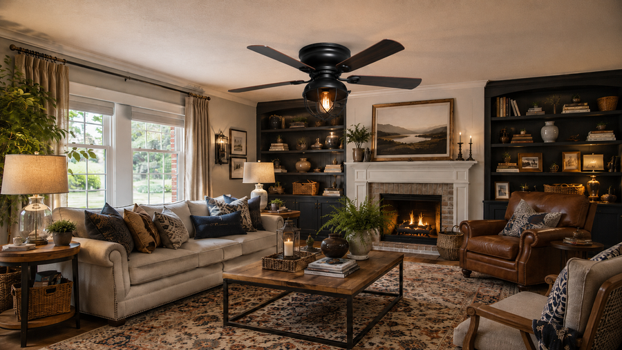 Flush Mount vs Downrod Ceiling Fans: Which Works Best for Low Ceilings?