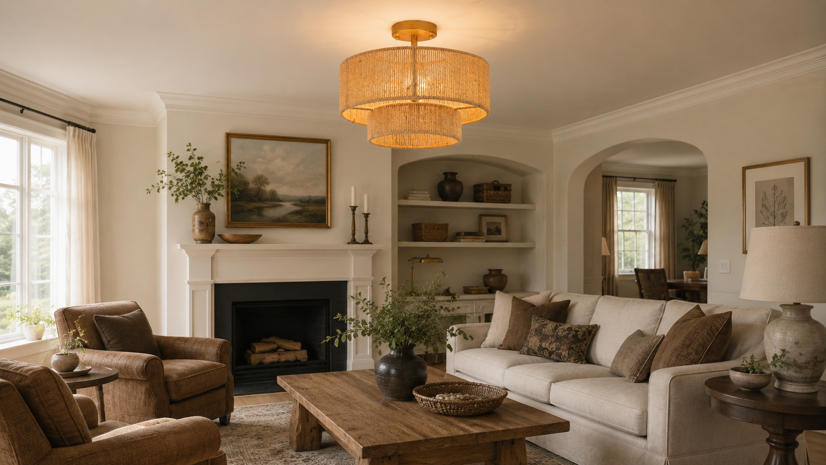 Flush Mount vs Semi-Flush Mount Ceiling Light: What’s the Difference? - Perimost