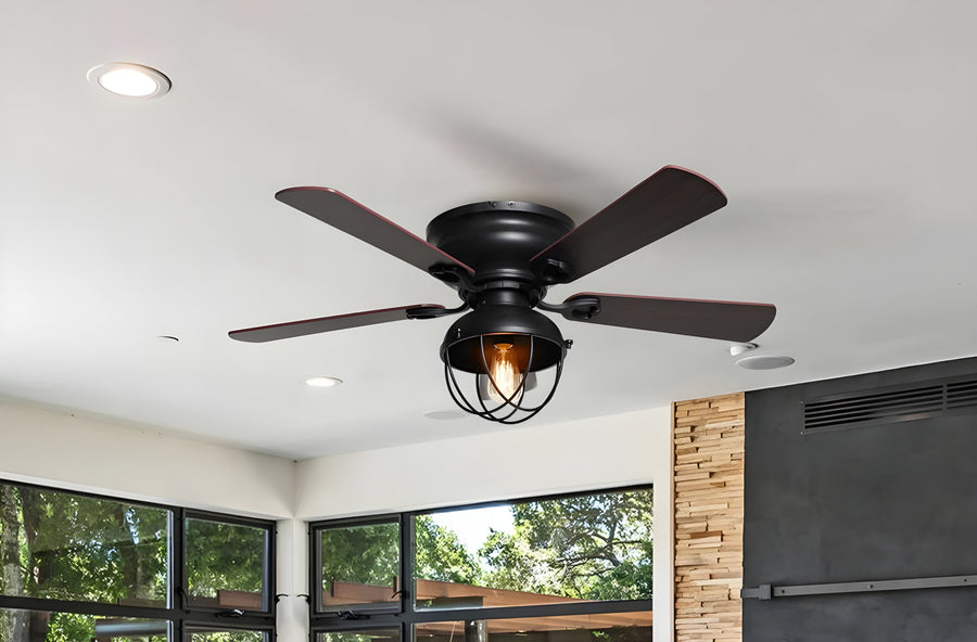 Flush Mount Ceiling Fans vs Fandeliers: Which Is Better for Low Ceilings?