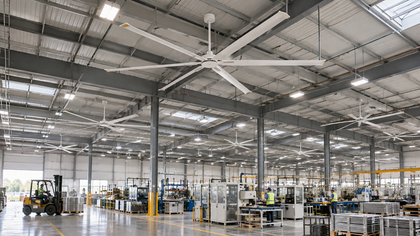 Are Industrial Ceiling Fans Good for Factory Cooling?
