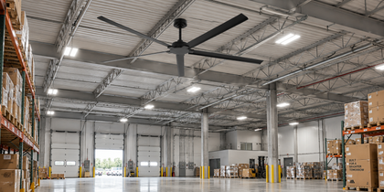 Are Large Ceiling Fans Good for Cooling a Warehouse?