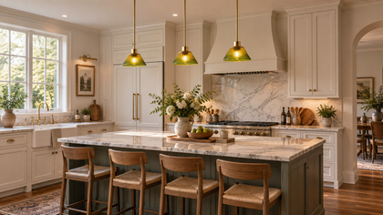 Are Glass Pendant Lights Good for Kitchen Islands?