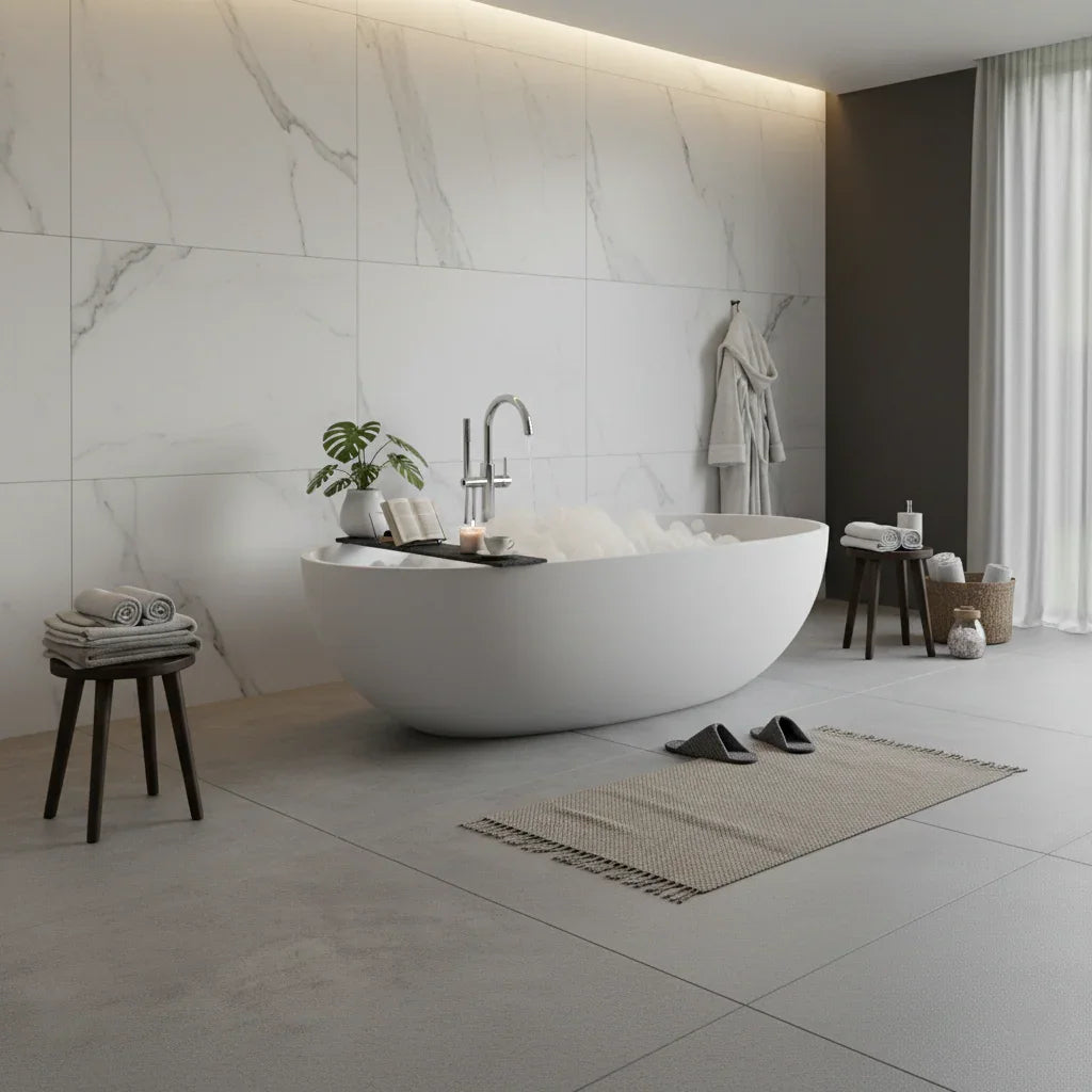 Where Should Faucet Be Placed for Freestanding Bathtub? - Perimost