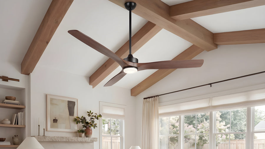How to Find a Designer-Look Ceiling Fan That Fits a Modern Interior
