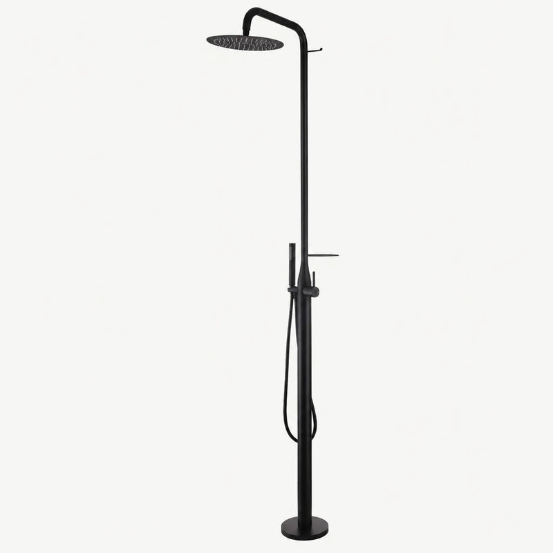 Camille Outdoor Shower · Matte Black