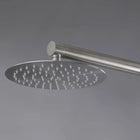 Curved Freestanding Outdoor Shower - Brushed