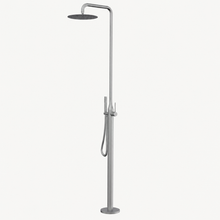 Cora Outdoor Shower · Brushed Silver