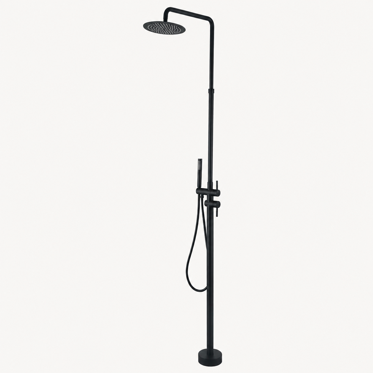 Livia Outdoor Shower · Matte Black