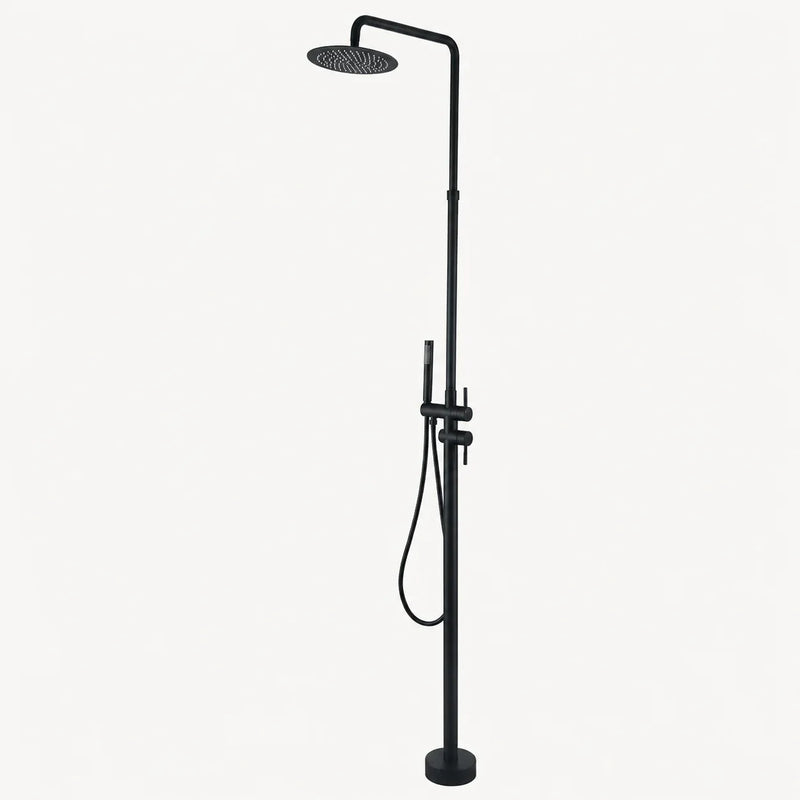 Livia Outdoor Shower · Matte Black