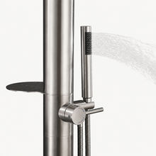 Noelle Outdoor Shower · Brushed Silver