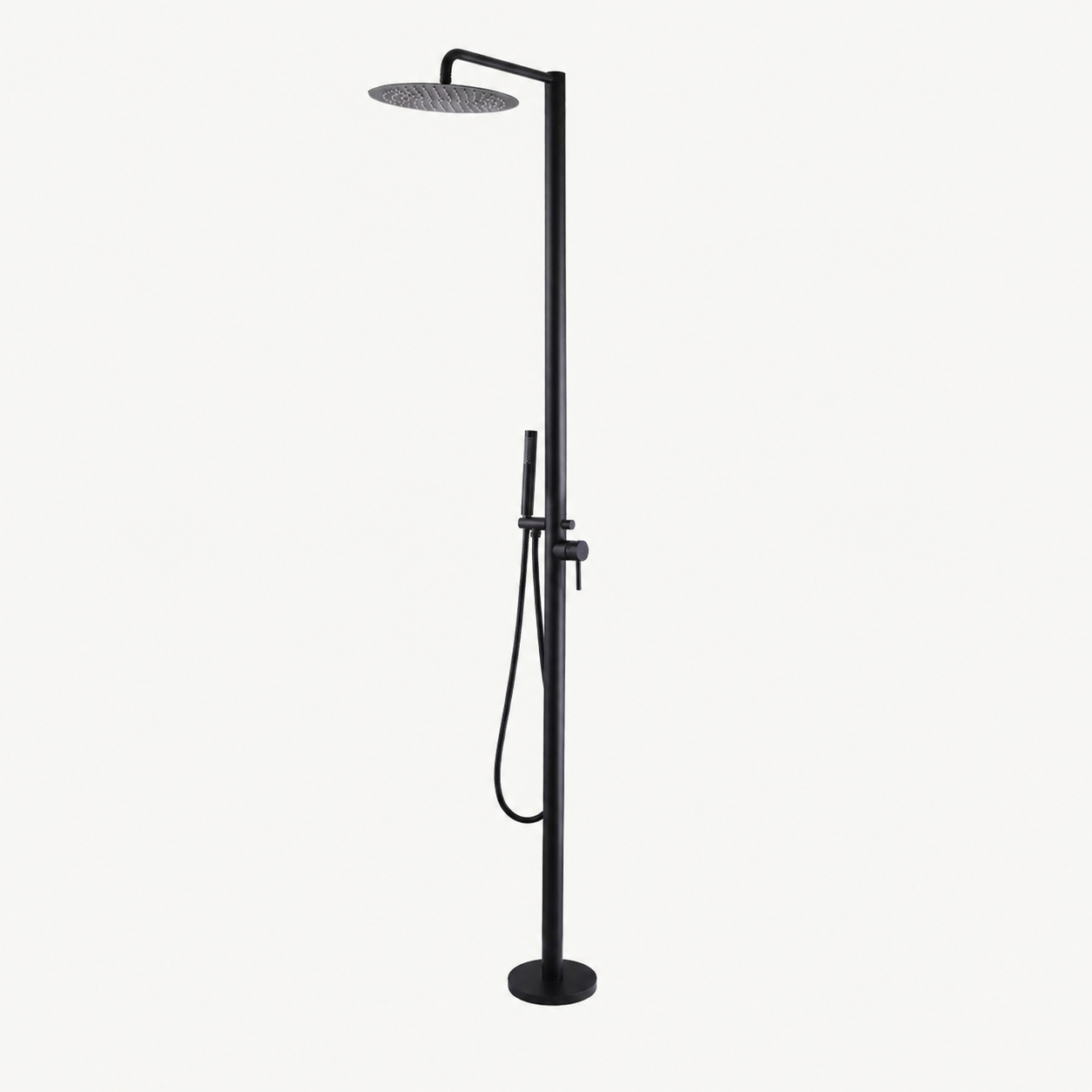 Maya Outdoor Shower · Matte Black