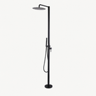 Maya Outdoor Shower · Matte Black