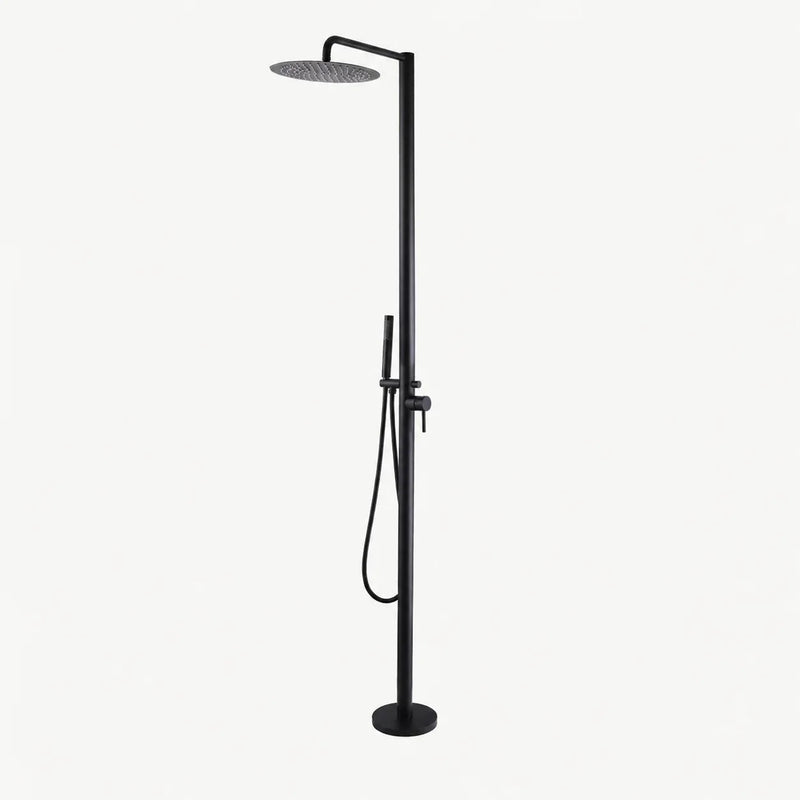 Maya Outdoor Shower · Matte Black