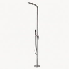 Sienna Outdoor Shower · Brushed Silver