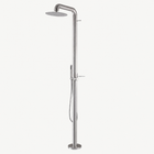 Soren Outdoor Shower · Brushed Silver
