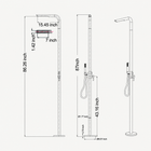 Leona Outdoor Shower · Matte Black