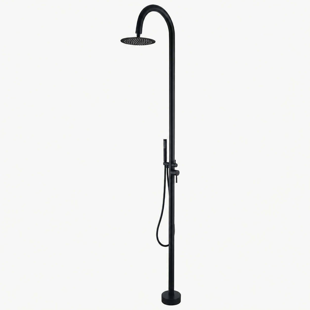Mila Outdoor Shower · Matte Black