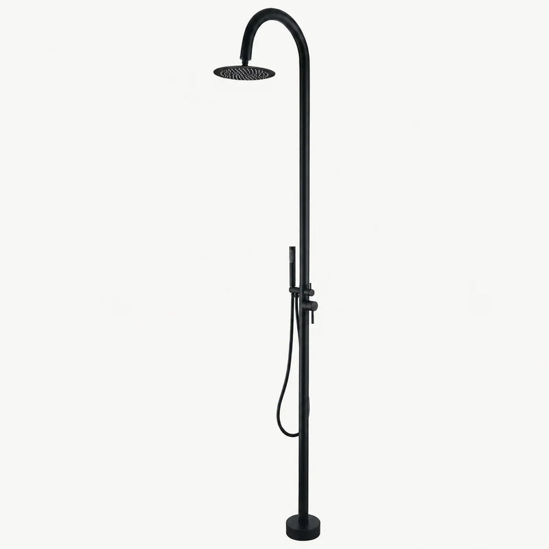 Mila Outdoor Shower · Matte Black