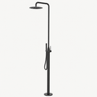 Elias Outdoor Shower · Matte Black