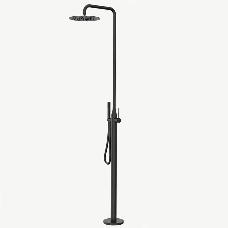 Elias Outdoor Shower · Matte Black