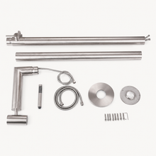 Maeve Outdoor Shower · Brushed Silver