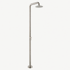 Serena Outdoor Shower · Brushed Silver