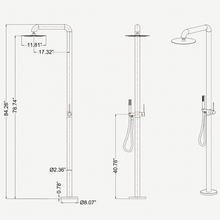 Orion Outdoor Shower · Matte Black