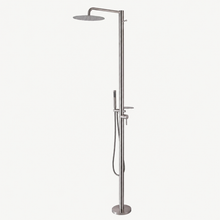 Vera Outdoor Shower · Brushed Silver