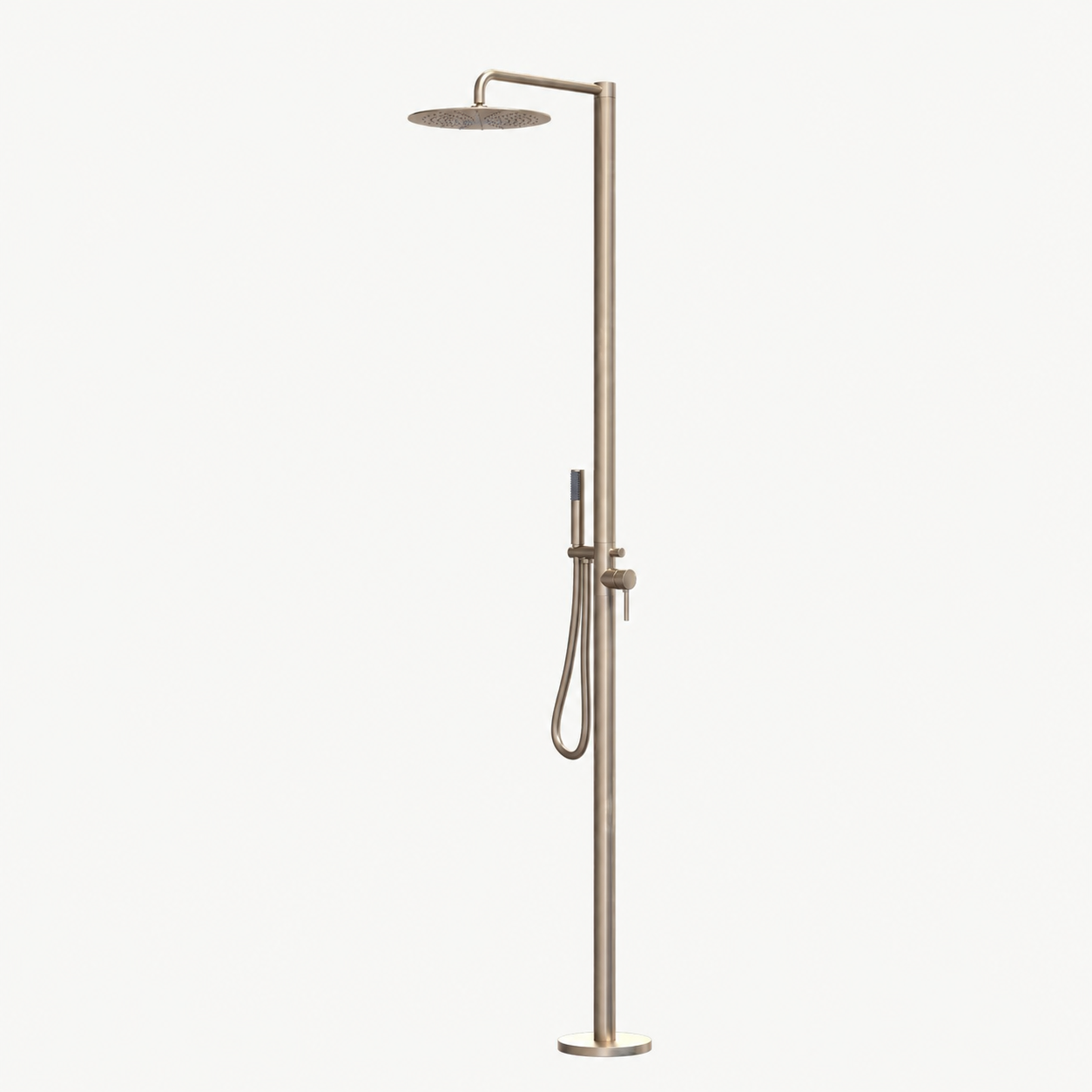 Lena Outdoor Shower · Brushed Gold