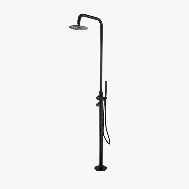 Silas Outdoor Shower · Matte Black