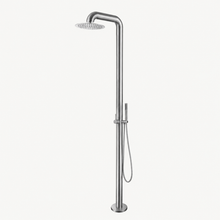 Ayla Outdoor Shower · Brushed Silver