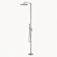 Atlas Outdoor Shower · Brushed Silver