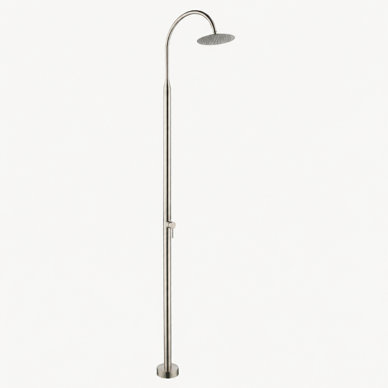 Celeste Outdoor Shower · Brushed Silver