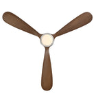 Mayna Flush Ceiling Fan 52" · Light Walnut Solid Wood Blades