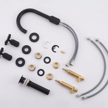 High Arc Cross Handle Widespread Bathroom Faucet – Matte Black