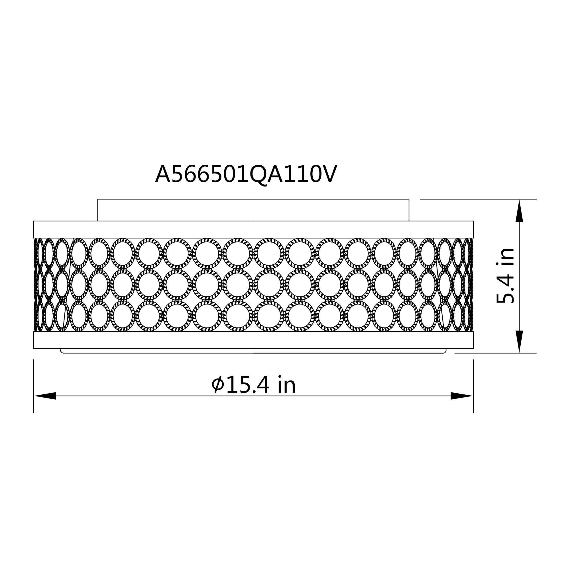 15" Modern LED Flush Mount Lighting - ParrotUncle