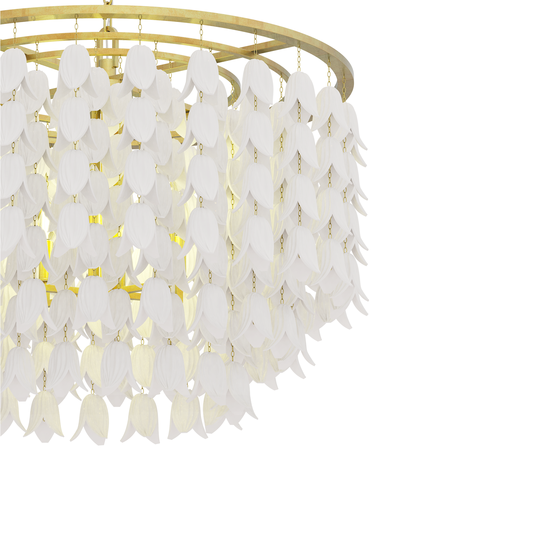Plumae Cascading Chandelier