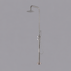 Coast Freestanding Outdoor Shower - Brushed
